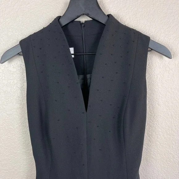 Vintage Jones Wear Black Dress Size 6 - Picture 4 of 8